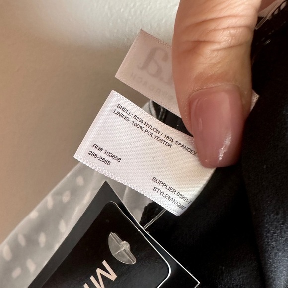 3/$20💥 a.n.a. Tankini Swimsuit Top Padded Polka Dot Tummy Control NWT - Picture 11 of 14